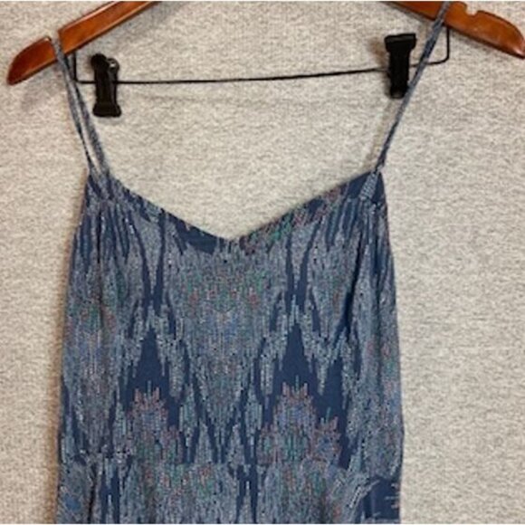 Aeropostale Womens Swing Mini Sundress Sz Small Blue Lightweight Boho Sleeveless - Picture 3 of 12